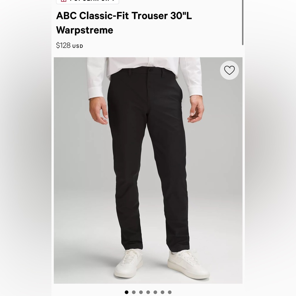 NWT Lululemon ABC Trouser